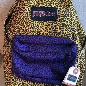 Leopard JanSport Superbreak Plus Laptop Backpack